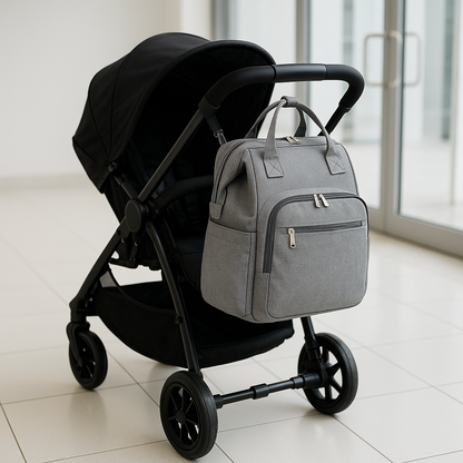 Baby Diaper Bag with USB & Sleeping Crib